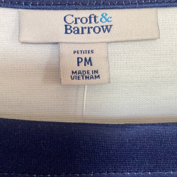 Croft and barrow PETITE floral print dress w Pockets MP - Picture 15 of 16